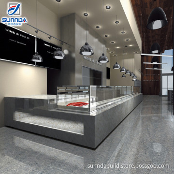 Full body ceramic floor tiles 600x600mm grey ash look sitting room double loading polished porcelain tiles